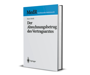 Buch "Der Abrechnungsbetrug des Vertragsarztes"
